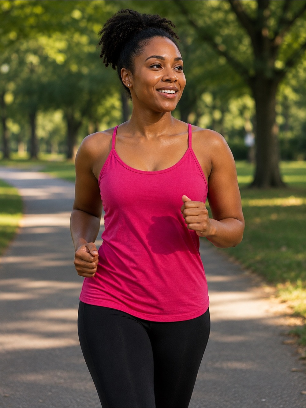 Eye Candy Hot Pink Scoop Neck Tank Top